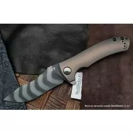 Нож Zero Tolerance 0920TTS - нож склад., рукоять титан коричн., клинок CPM-20CV