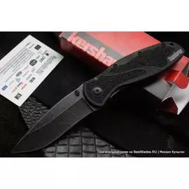 Полуавтоматический складной нож Kershaw Blur BlackWash K1670BW