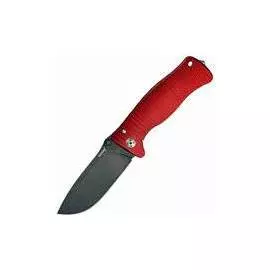 Складной нож SR-1 Aluminium Red Frame / Black Coated Blade 90 мм. L/SR1A RB (Lion Steel)