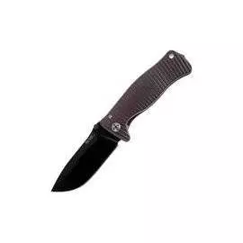 Складной нож Titanium Violet Frame / Black Coated Blade 90 мм. L/SR1 VB (Lion Steel)