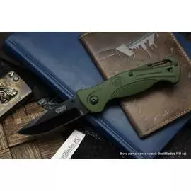 Складной нож Viking Nordway P2051 зеленый и ухватистый