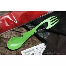 Вилка, ложка, карабин KERSHAW Ration XL 1145GRNX