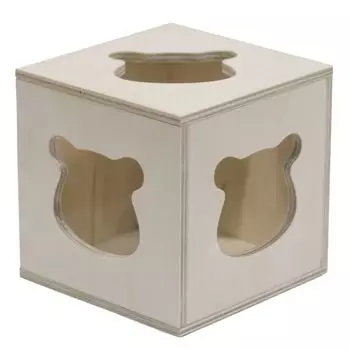 Дом-укрытие DoradoWooD Кубик 12х12х12см
