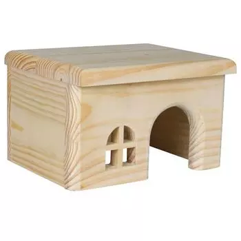 Домик для грызунов TRIXIE для хомяков 15х12х15см деревянный