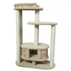 Домик для кошек ПУШОК ковролиновый «Чаруша» 100х42х140см