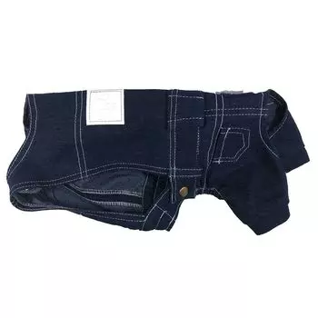 Джинсы-комбинезон для собак ДОГ МАСТЕР размер XL 32 см