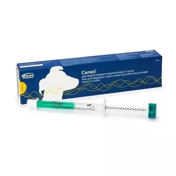 Гель для собак Orion Pharma Силео от шумовых фобий, шприц 3мл