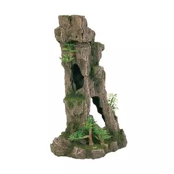 Грот для аквариума TRIXIE СКАЛЫ С ПЕЩЕРОЙ И РАСТЕНИЯМИ 17см