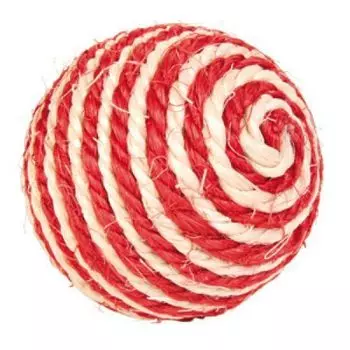 Игрушка для кошек TRIXIE Мяч веревочный ф 6,5см