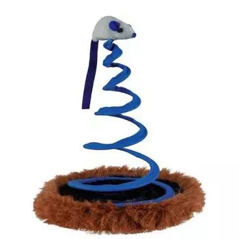 Игрушка для кошек TRIXIE Мышь на пружине