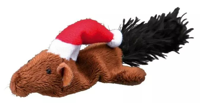 Игрушка для кошек TRIXIE новогодняя Мышки и белочки 14-17см