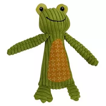 Игрушка для собак CHOMPER Mix and Match Лягушка длинная плюш с пищалкой 18 см