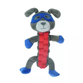 Игрушка для собак CHOMPER Spooky Собака с плетеным туловищем и пищалкой 24 см