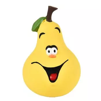 Игрушка для собак Foxie Груша с пищалкой 14см латекс