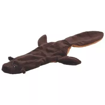 Игрушка для собак MAJOR Выдра плюш 53х25см с пищалкой