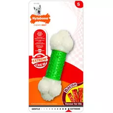 Игрушка для собак Nylabone Косточка экстра жесткая с ароматом бекона S