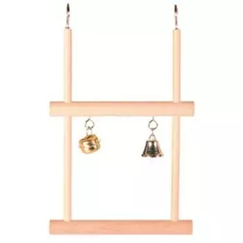 Качели для птиц TRIXIE 12,5х20см двойные с колокольчиком