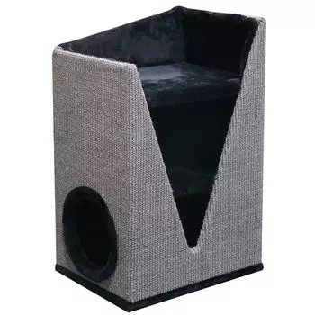 Когтеточка для кошек Foxie Castle 40х30х75см серая