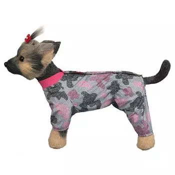 Комбинезон для собак Dogmoda Мегаполис девочка, размер 1 20см