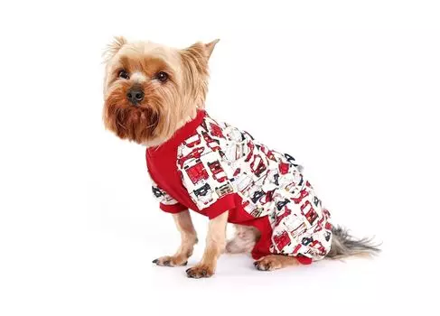 Комбинезон для собак YORIKI Спасатель мальчик размер S 21см