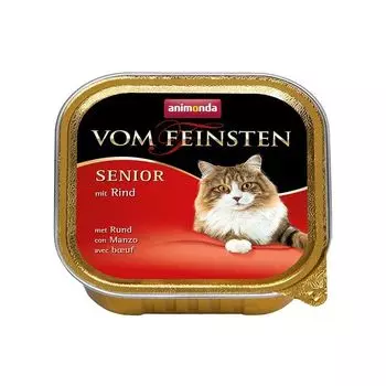 Консервы Animonda VOM FEINSTEN SENIOR с говядиной для кошек старше 7 лет конс. 100г