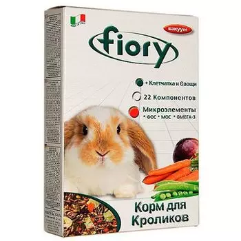Корм для грызунов Fiory KARAOTE для кроликов сух. 850г