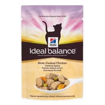 Корм для кошек Hill's IB Томленая курица конс. пауч
