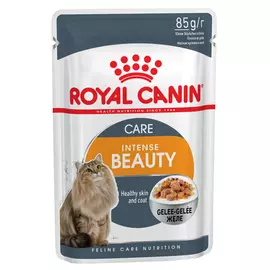 Корм для кошек ROYAL CANIN Intense Beauty для поддержания красоты шерсти, в желе конс. 85г