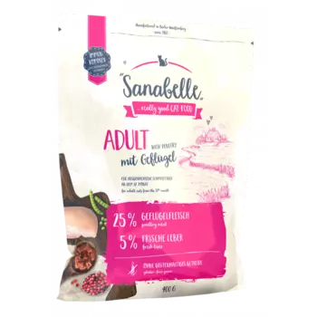 Корм для кошек SANABELLE Adult с птицей сух. 400г