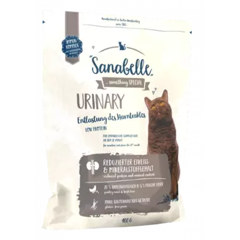 Корм для кошек SANABELLE Urinary при проблемах с мочевыводящими путями, птица сух. 400г