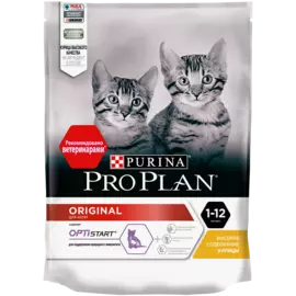 Корм для котят Pro Plan Курица сух. 200г