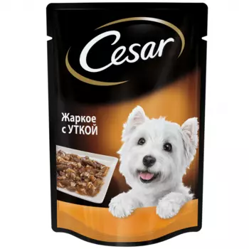Корм для собак Cesar жаркое с уткой пауч 100г