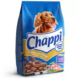 Корм для собак Chappi Мясное изобилие сух. 600г
