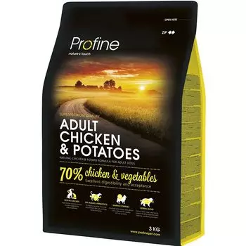 Корм для собак PROFINE курица, картофель сух. 3кг
