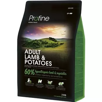 Корм для собак PROFINE ягненок сух. 3кг