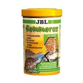 Корм-лакомство для черепах JBL Gammarus для водн.черепах,очищенный гаммарус спец.упак 750мл(80г)