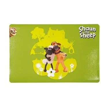 Коврик под миску TRIXIE Shaun the sheep зеленый 44х28см