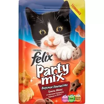 Лакомство для кошек FELIX Party mix Гриль Микс 20г