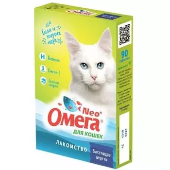 Лакомство для кошек НПП ФАРМАКС Омега Neo Омега-3