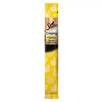 Лакомство для кошек SHEBA крем-лакомство курица 12г