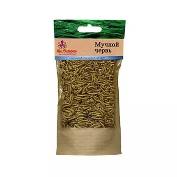 Лакомство для рыб Ms.Octopus мучной червь 30г