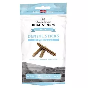 Лакомство для щенков DUKE'S FARM Dental sticks puppies 80г