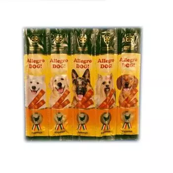 Лакомство для собак B&amp;B Аллегро Дог Колбаски курица 5шт