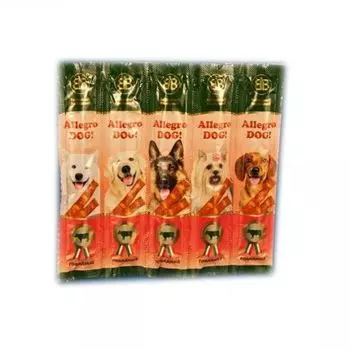 Лакомство для собак B&amp;B Аллегро Дог Колбаски говядина 5шт