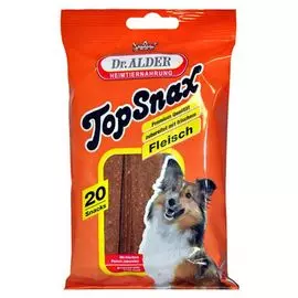Лакомство для собак Dr. ALDER`s Top Snax Жевательные пластинки с мясом 20шт