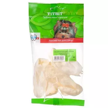 Лакомство для собак TITBIT Ухо кроличье диетическое