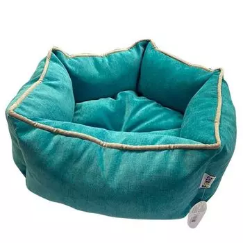 Лежак для животных Foxie Colour Звезда 51х51х22см бирюзовый