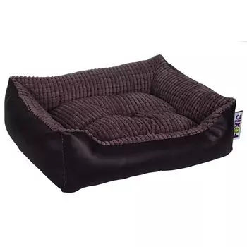 Лежак для животных Foxie Leather 52х41х10см фиолетовый