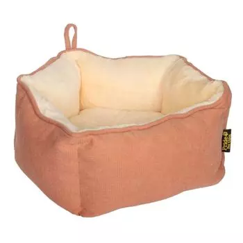 Лежанка Pride Звездочка мех 51х51х22 см оранжевый