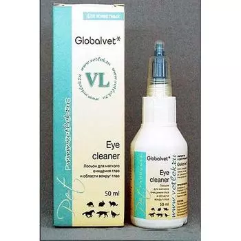 Лосьон Globalvet Eye cleaner для мягкого очищения глаз и области вокруг глаз 50мл